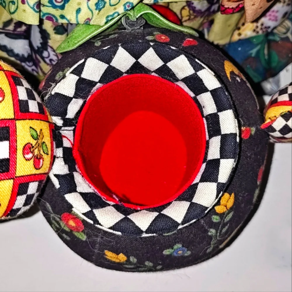 VTG Mary Engelbreit Teapot Pincushion Set - Picture 9 of 11